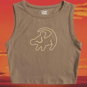 Lion King Crop Top